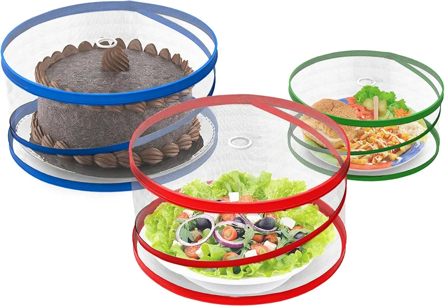 Chef Buddy Picnic Pop-Up Outdoor Food Covers- Set of 3