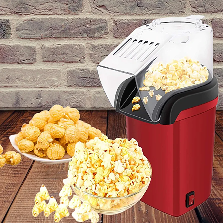 Hot Mini Air Popcorn Popper for Home 3 Minutes Fast Making Healthy Oil Free Smart Popper Gift Set Maker Electric No Oil High Pop Rate Personal Small Popped Machine with Measuring 12 OZ Cup BPA Free