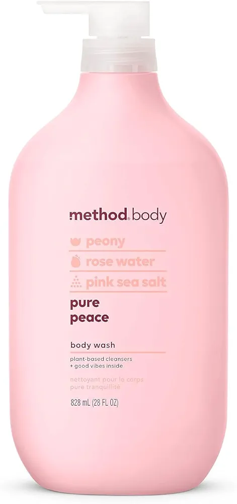 Method Body Wash, Pure Peace, Paraben and Phthalate Free, Biodegradable Formula, 28 oz (Pack of 1)