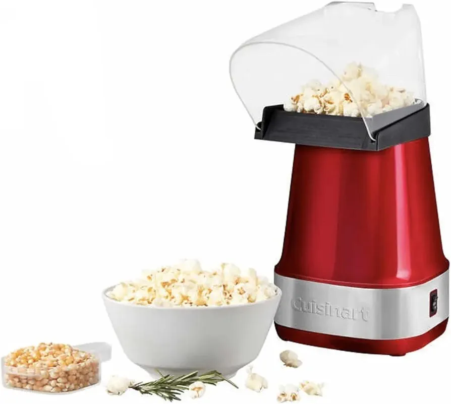 Cuisinart EasyPop Hot Air Popcorn Maker Measuring Cup to Portion Popping Corn Kernels, Measuring Cup, 15 Cups - Red, CPM-300PC