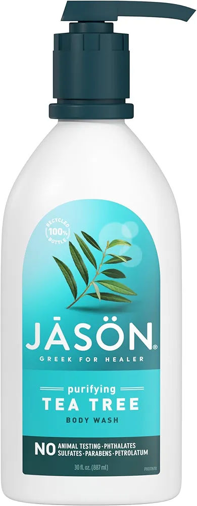 JASON Tea Tree Purifying Body Wash, For a Gentle Feeling Clean, 30 Fluid Ounces