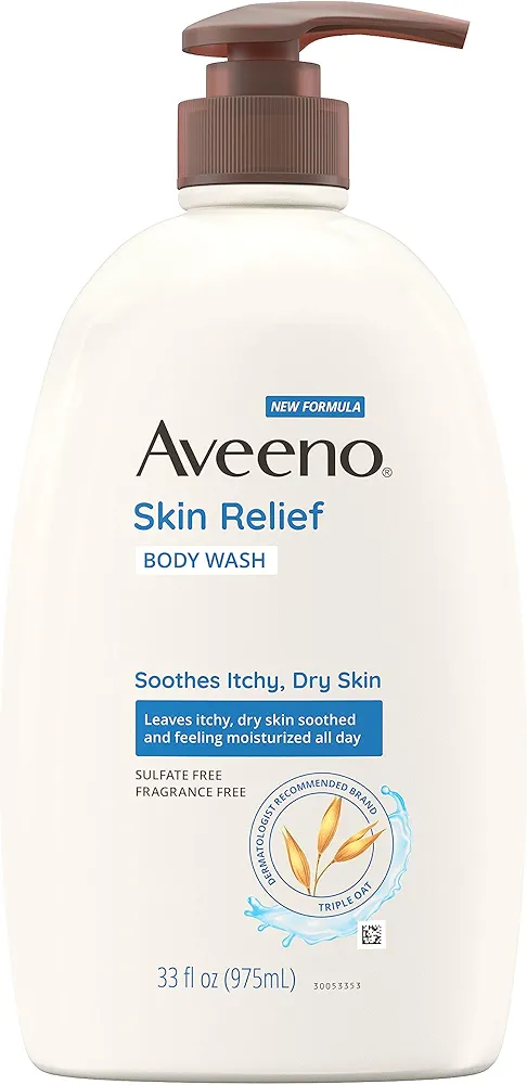 Aveeno Gentle, Soap-Free Body Wash with Oat to Soothe Dry, Itchy Skin - 33 fl. Oz