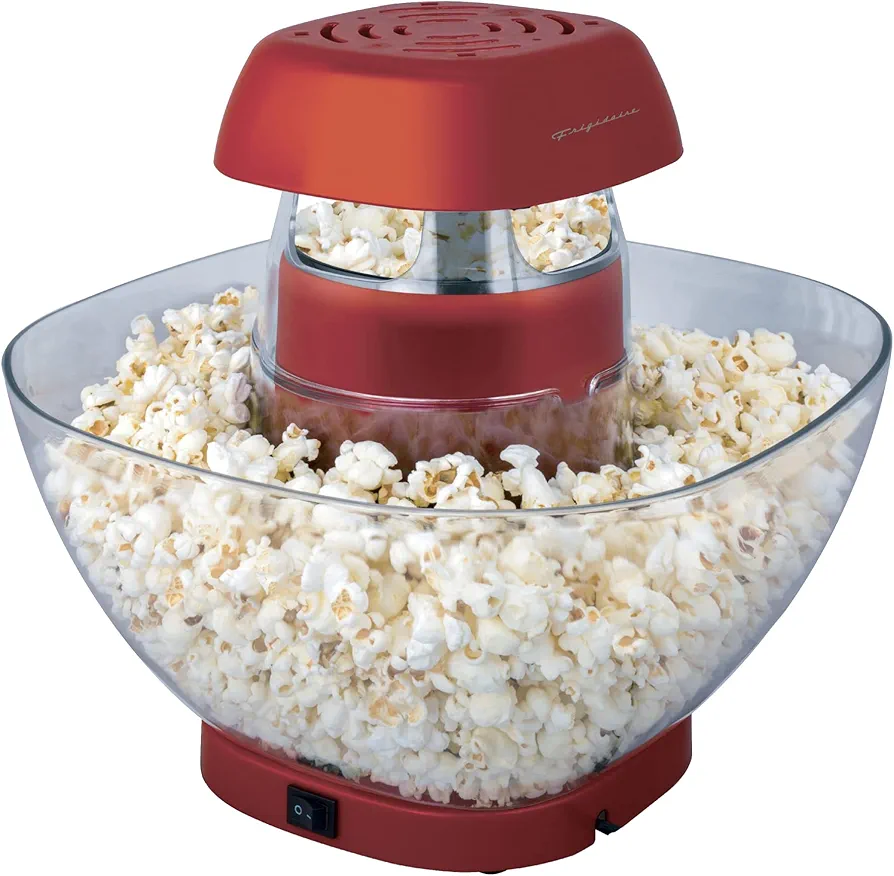 Frigidaire EPM111-RED Deluxe Hot Air Popcorn Popper, Red