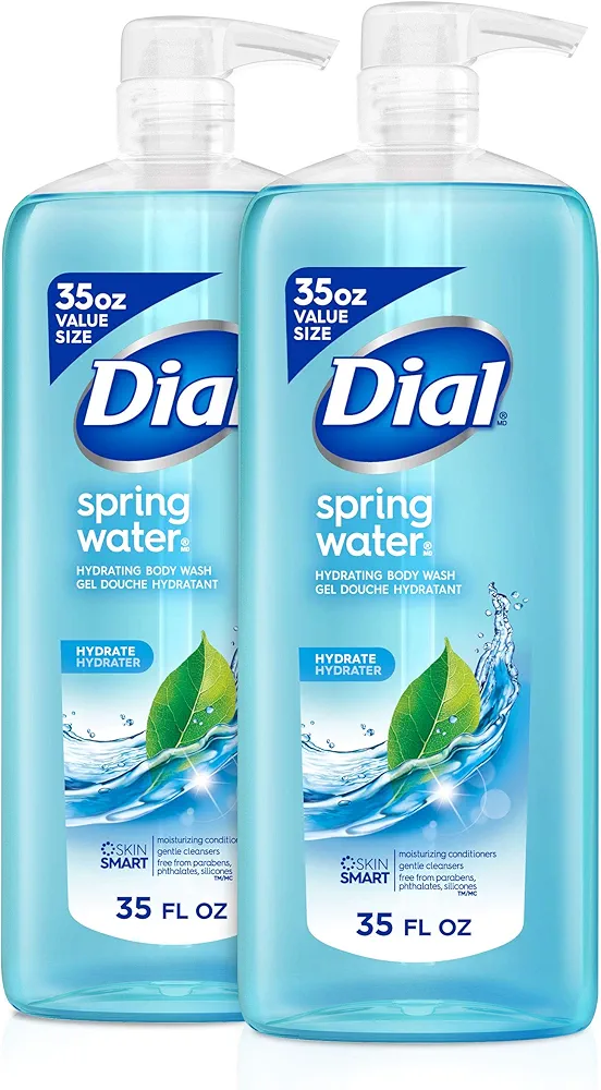 Dial Body Wash, Spring Water, 35 Ounce