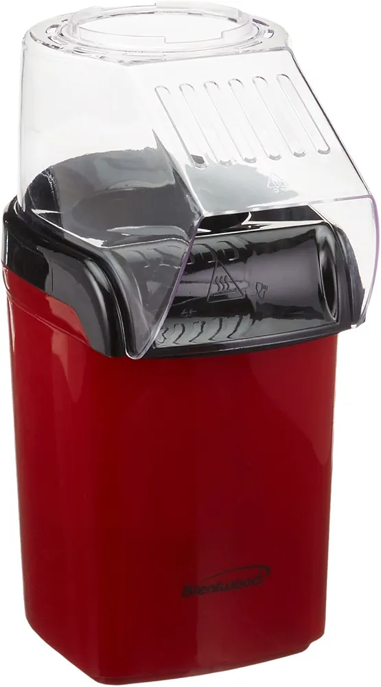 Brentwood 8-Cup Hot Air Popcorn Maker (Red)