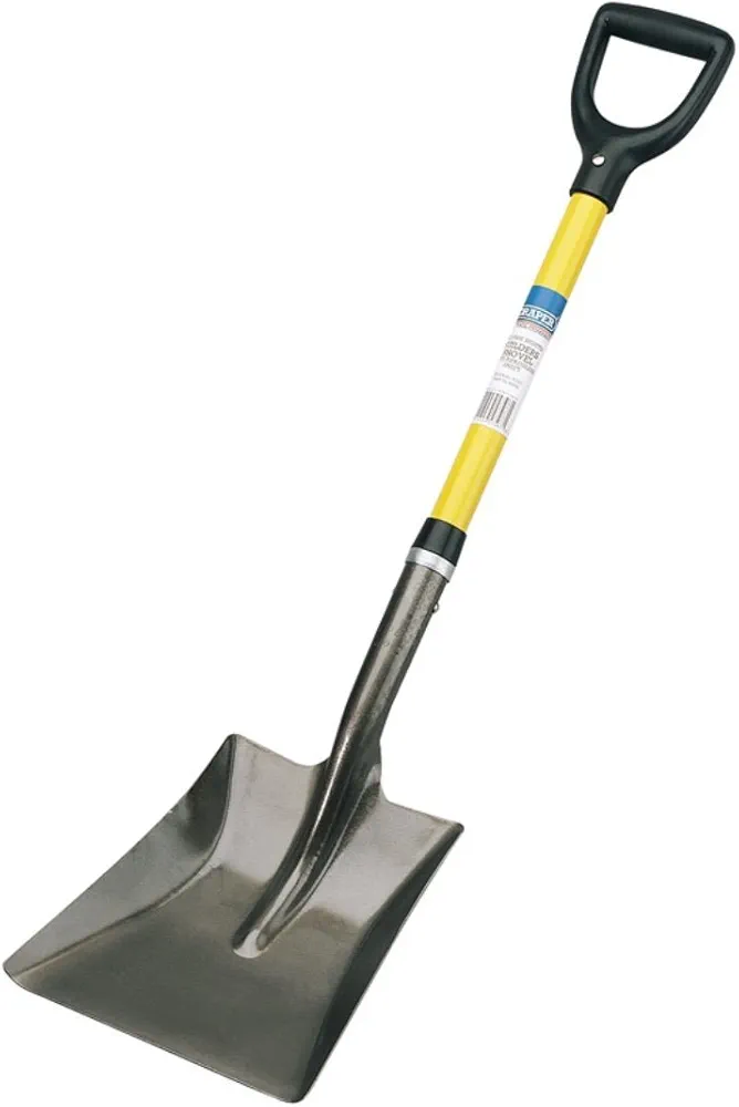 Draper 57567 Square-Mouth Shovel with Fibreglass Handle