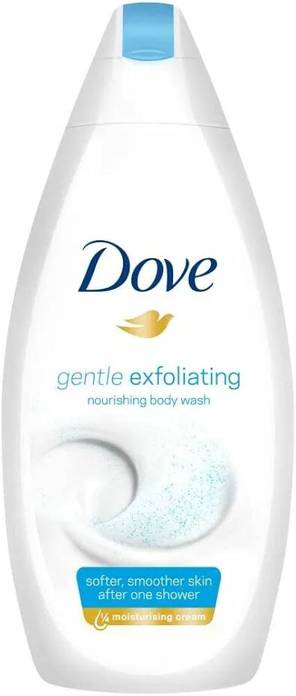 Dove Gentle Exfoliating Body Wash with Nutrium Moisture, 16.9 Fl Oz (Pack of 1)